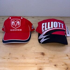 Dodge Motorsports Bill Elliott #9 Racing Hat Bundle NASCAR Chase Authentics Caps